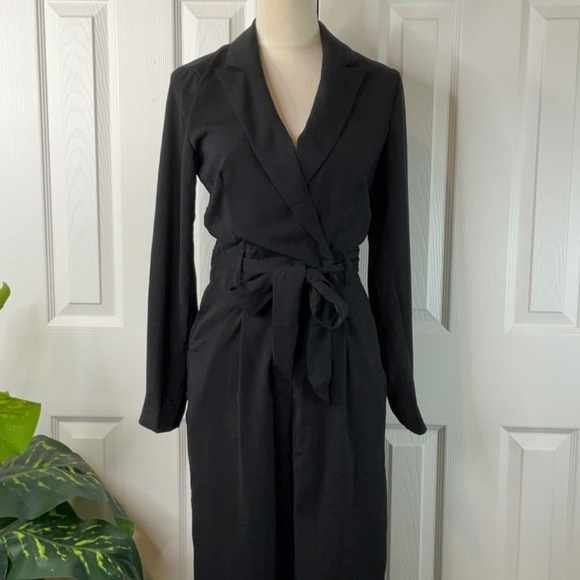 A New Day - Women's Long Sleeve Wrap Front Jumpsuit Size XS - Picture 4 of 16